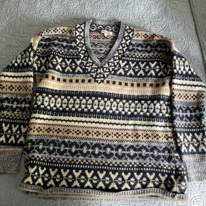 Madewell patterned knit sweater